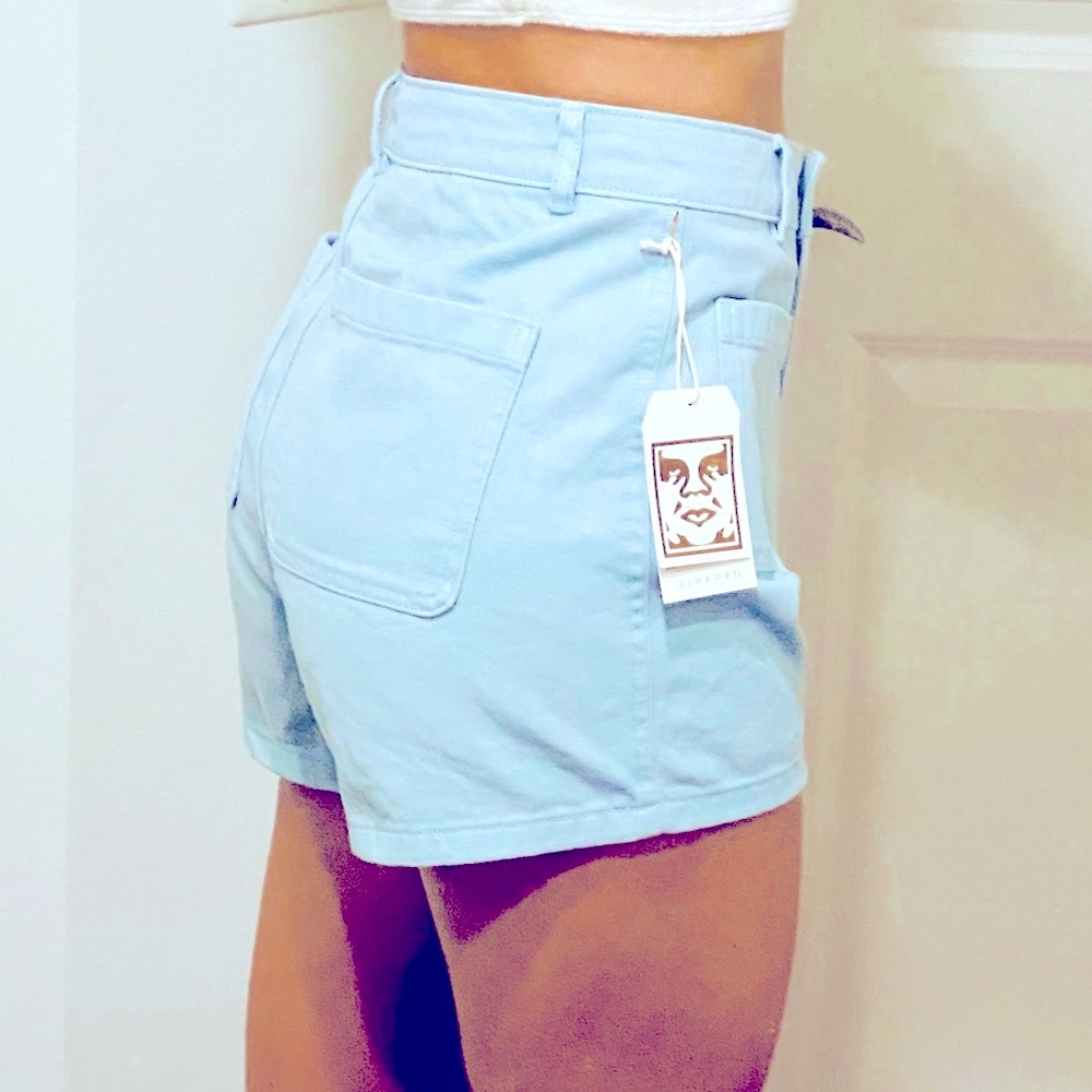 ๐HP๐OBEY Jean Shorts - Picture 2 of 12